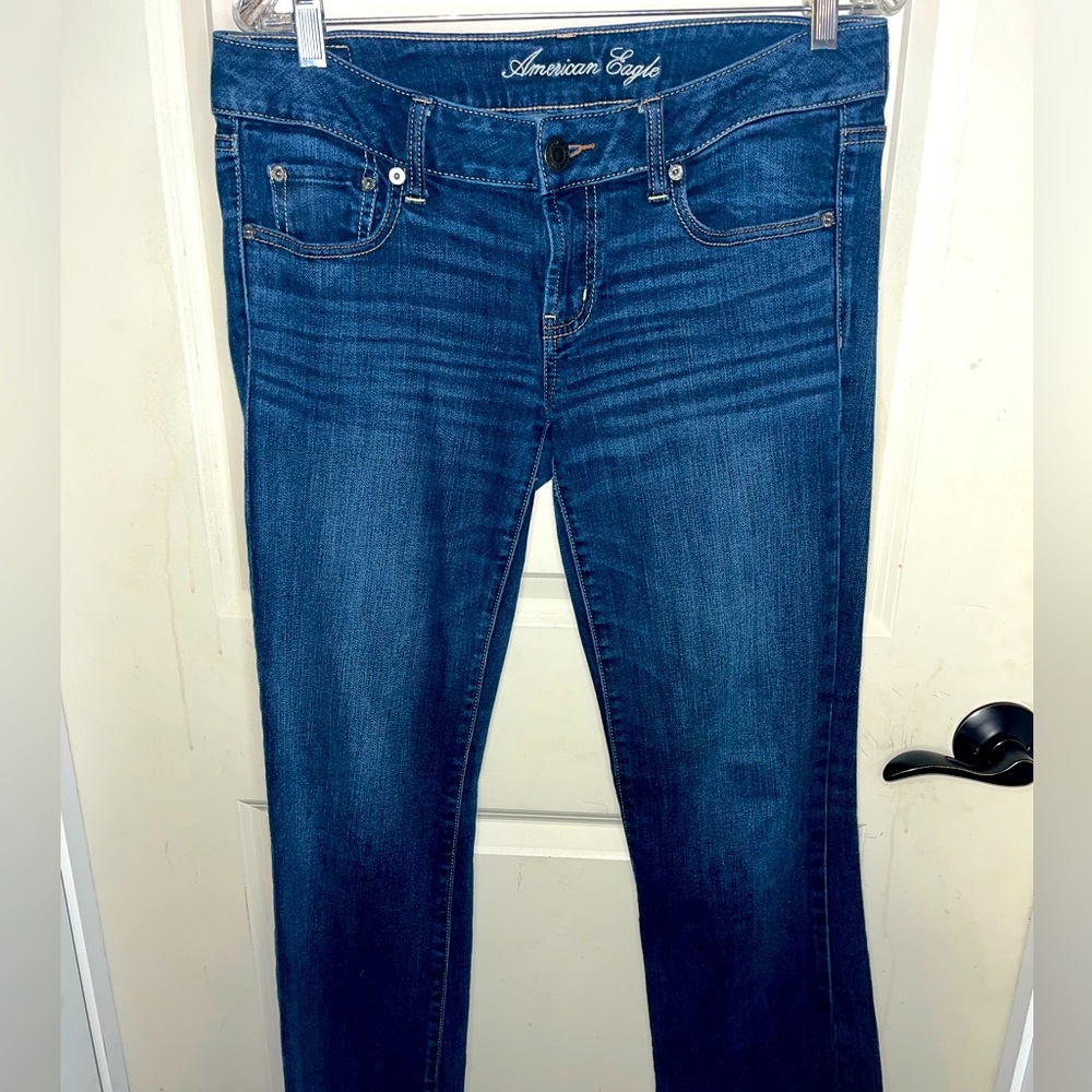 Women’s American Eagle Favorite Boyfriend Dark Wash Jeans Size: 8R